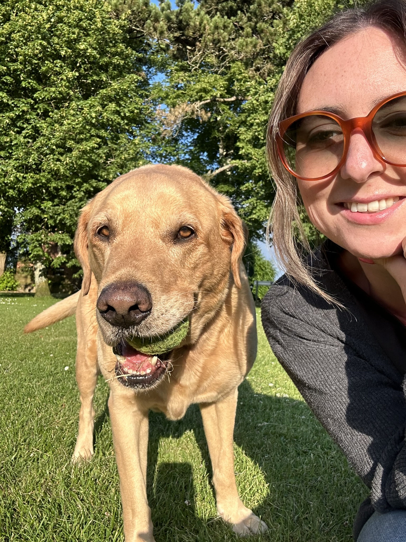 Lauren and Labrador